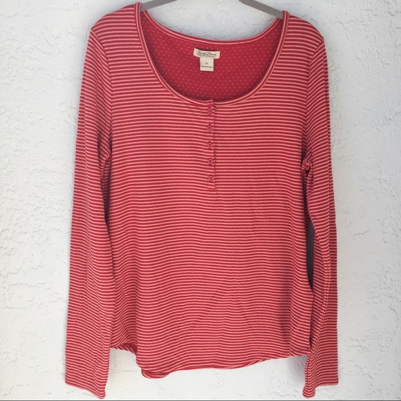 Lucky Brand Tops - Lucky Brand Long Sleeve Stripes Top XL